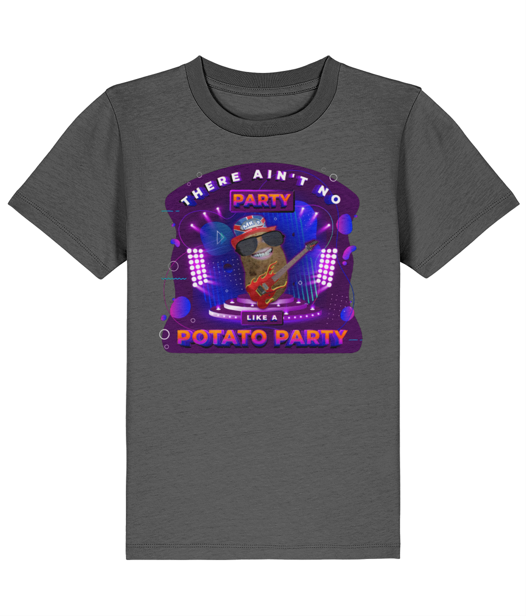 Ain't No Party - Kids - T-Shirt - Anthracite