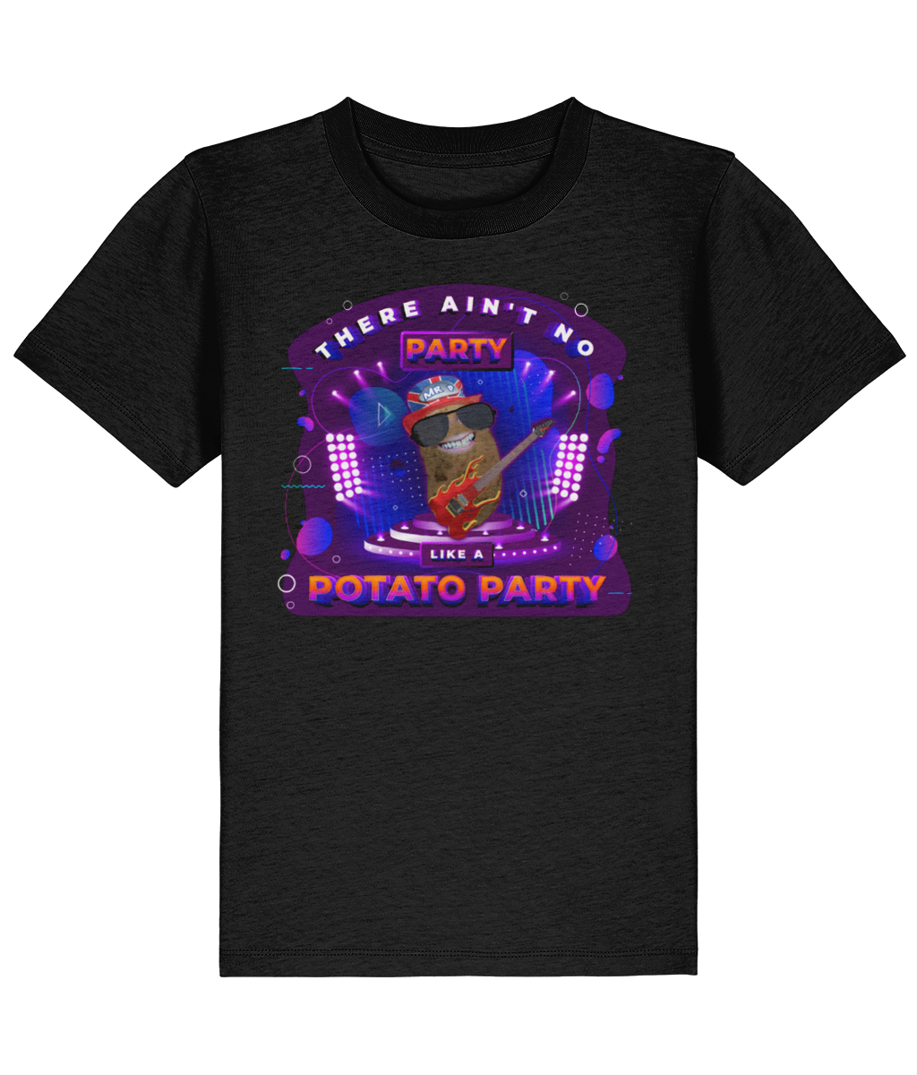Ain't No Party - Kids - T-Shirt - Black