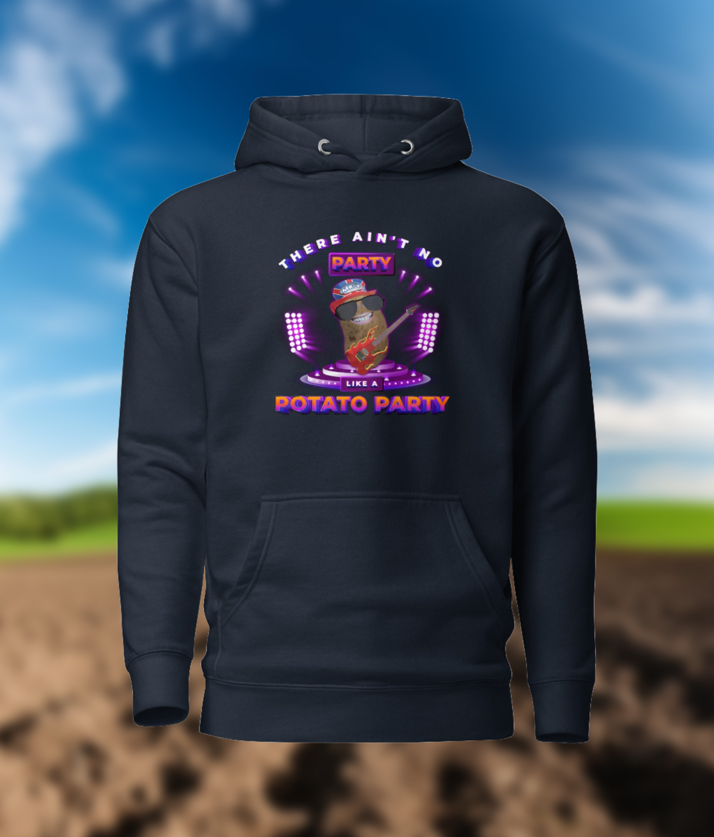 Ain't No Party - Hoodie - Unisex - Navy Blazer