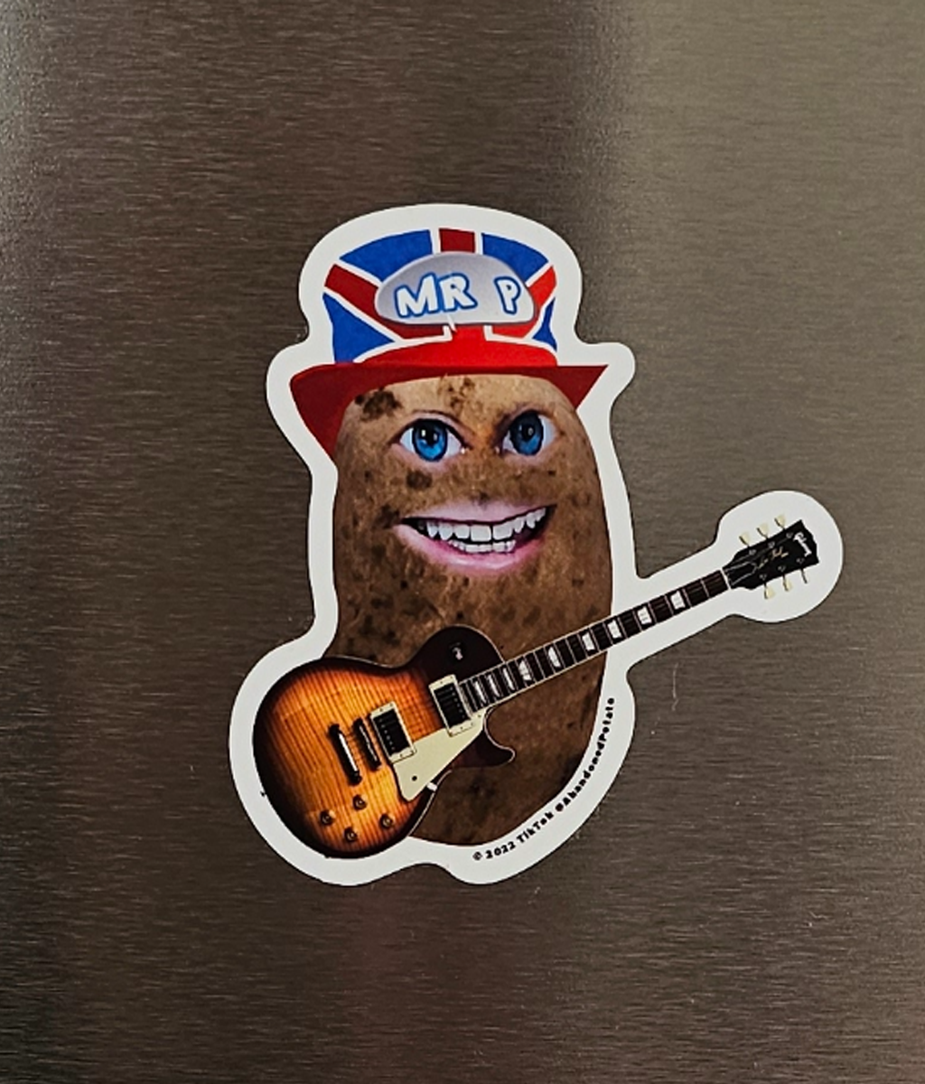 Abandoned Potato Fridge Magnet