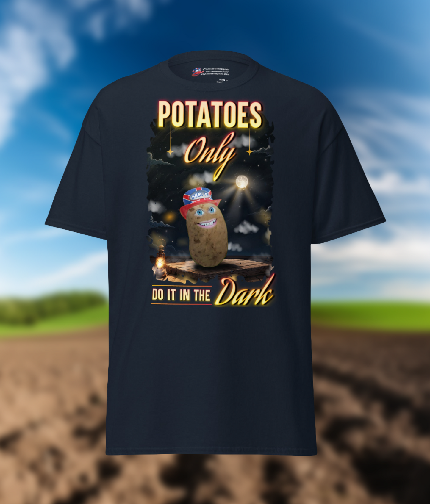 Do It In The Dark - T-Shirt - Unisex - Navy