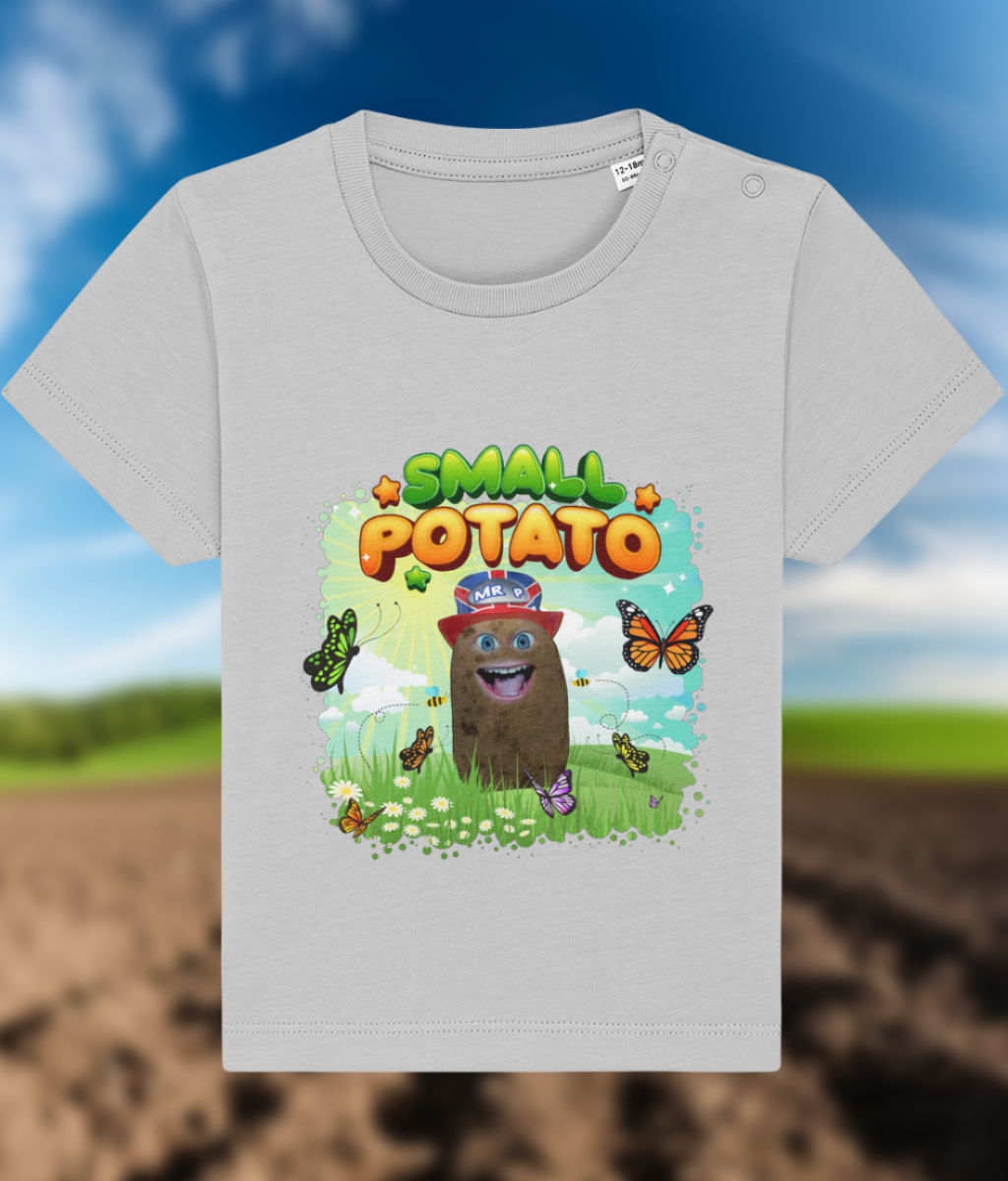Small Potato - Baby - T-Shirt - Heather Grey