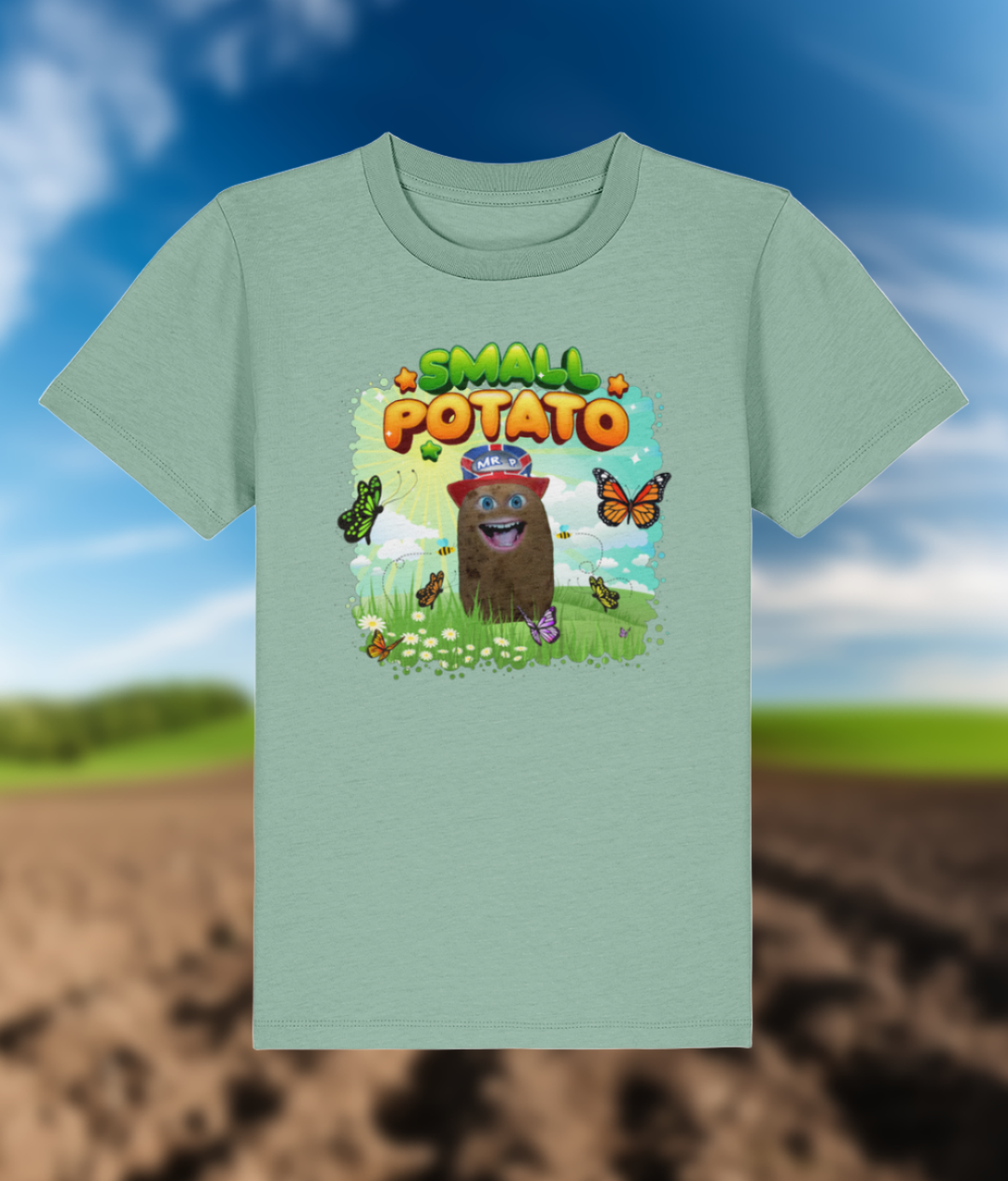 Small Potato - Kids - T-Shirt - Aloe