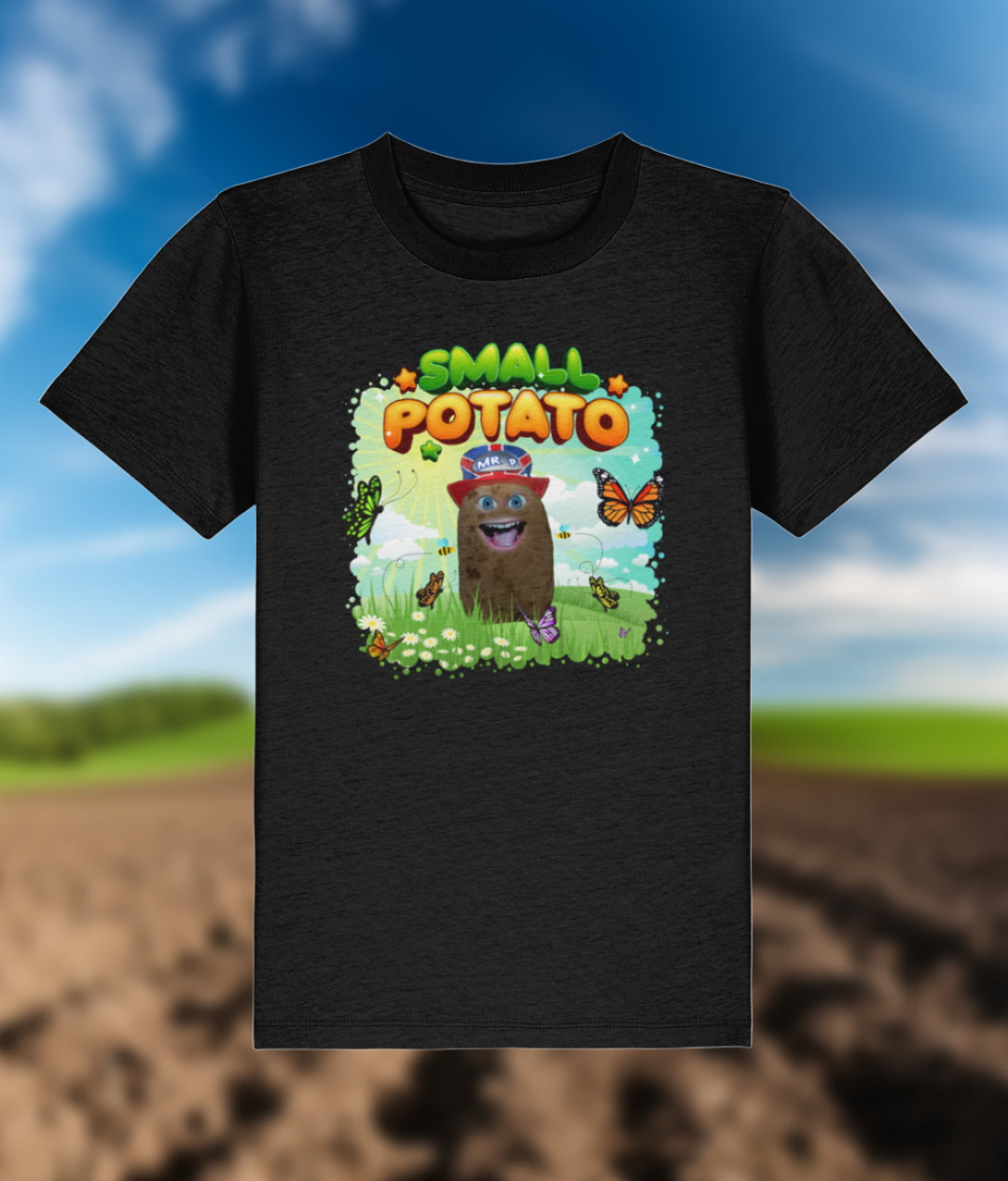 Small Potato - Kids - T-Shirt - Black