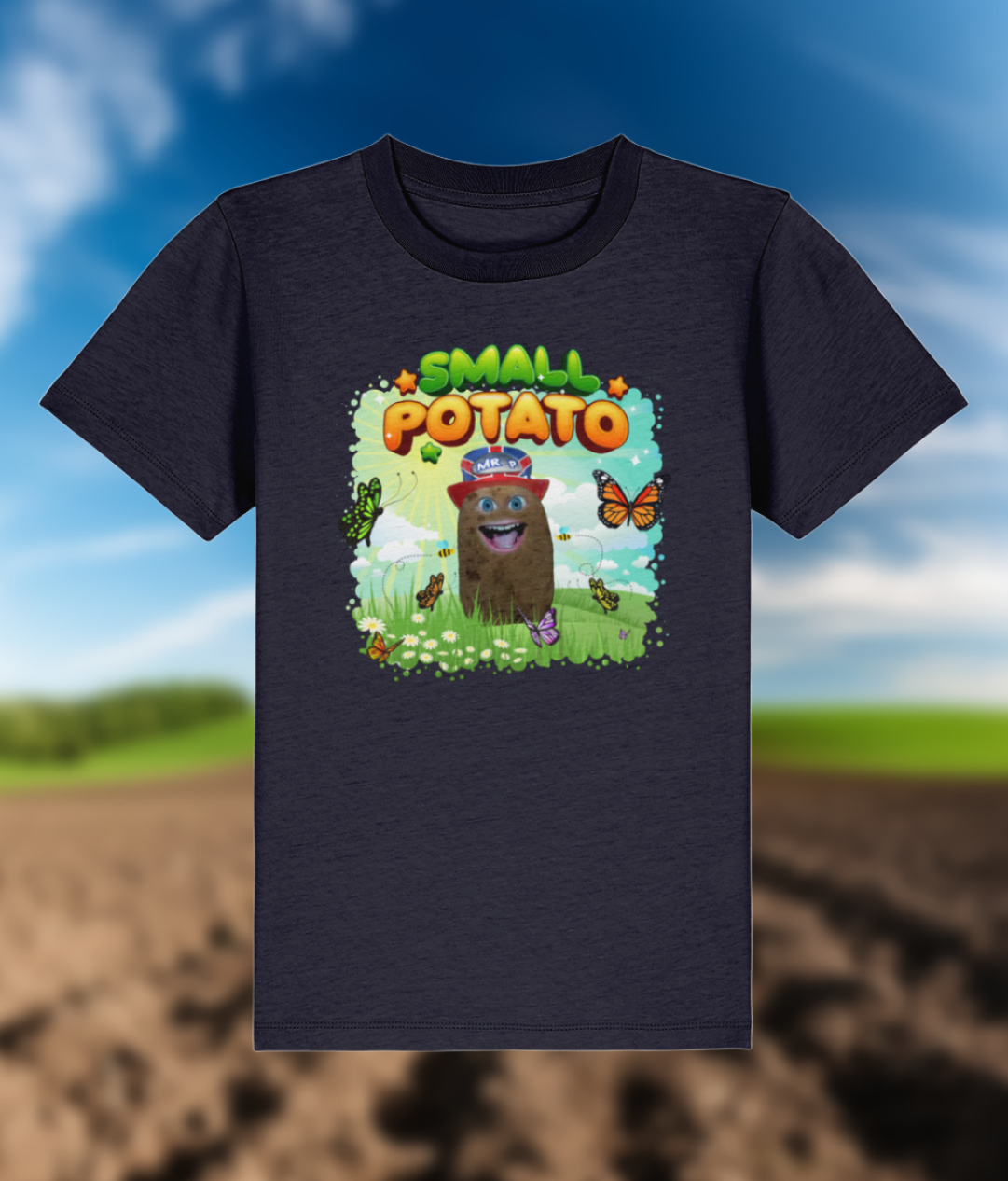Small Potato - Kids - T-Shirt - French Navy