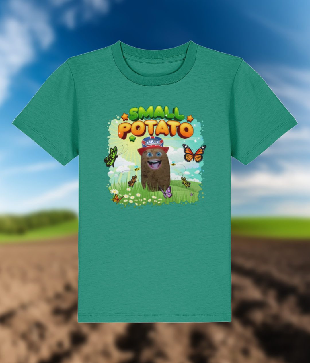 Small Potato - Kids - T-Shirt - Go Green