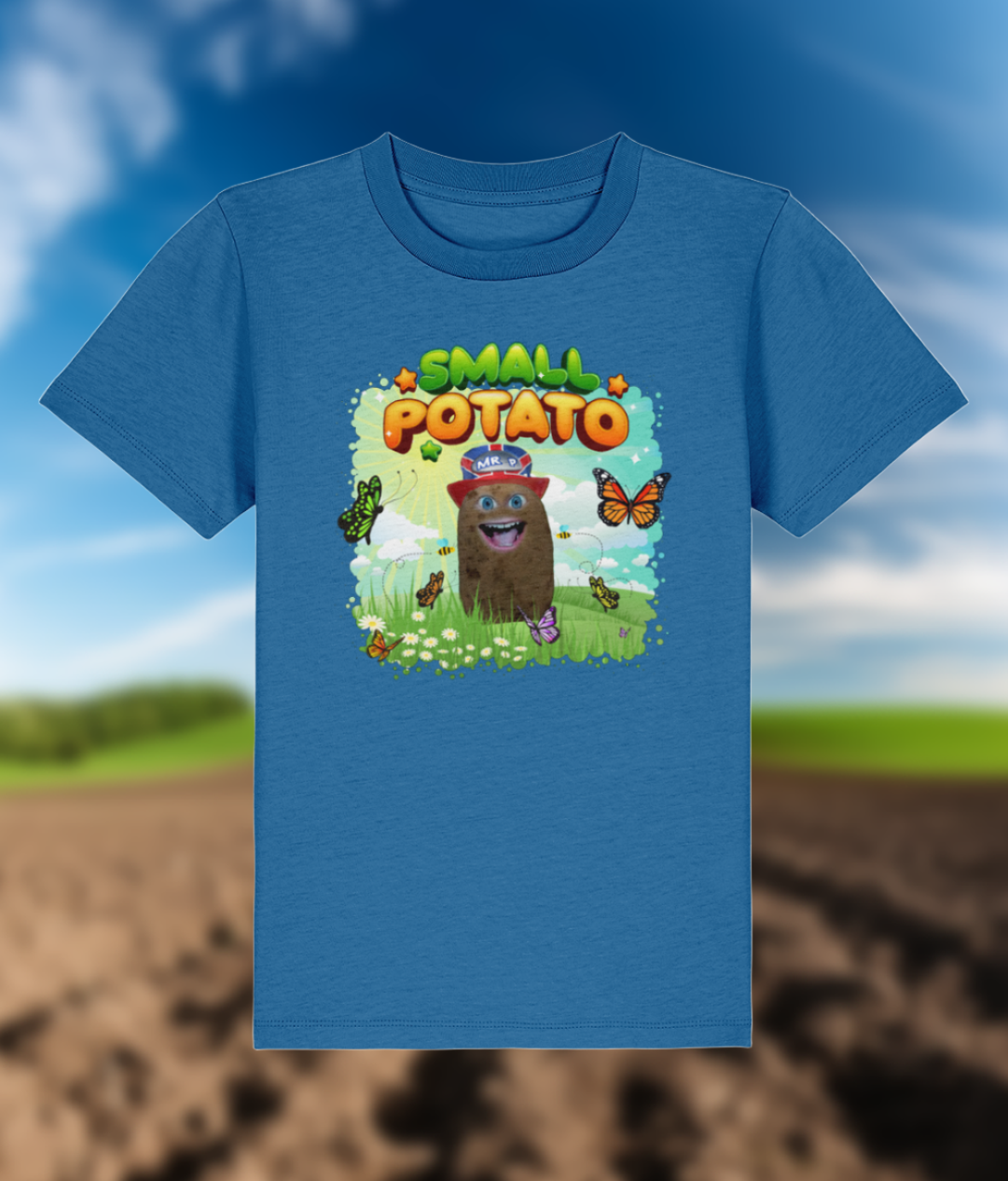 Small Potato - Kids - T-Shirt - Royal Blue