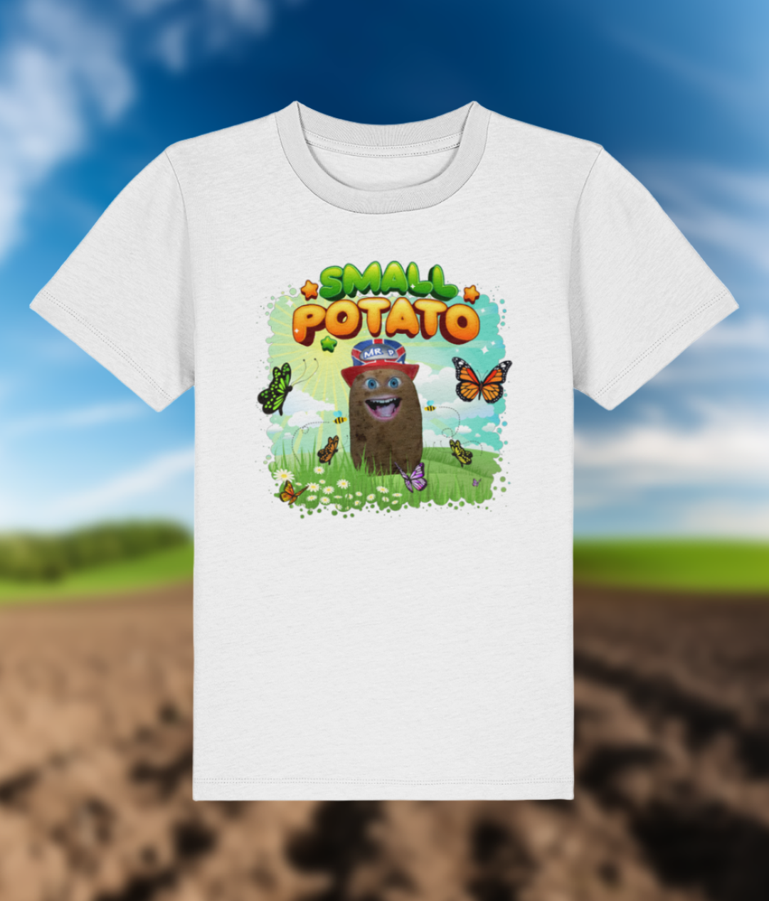 Small Potato - Kids - T-Shirt - White