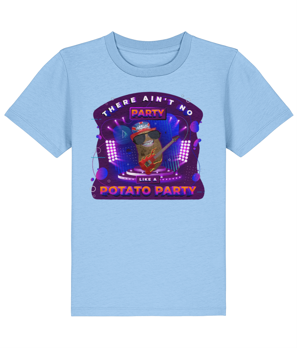 Ain't No Party - Kids - T-Shirt - Blue Soul