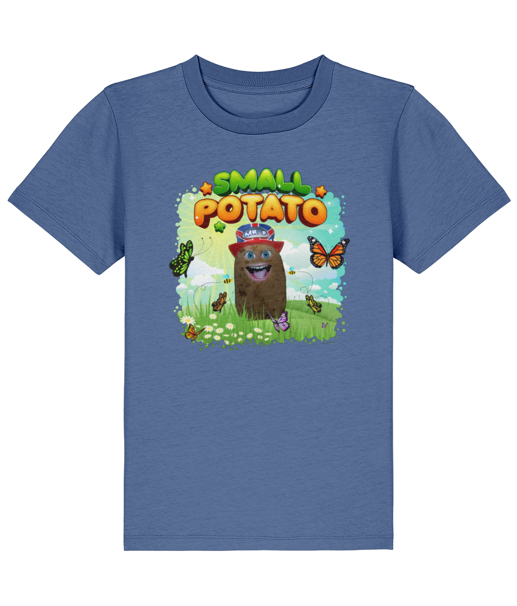 Small Potato - Kids - T-Shirt - Bright Blue