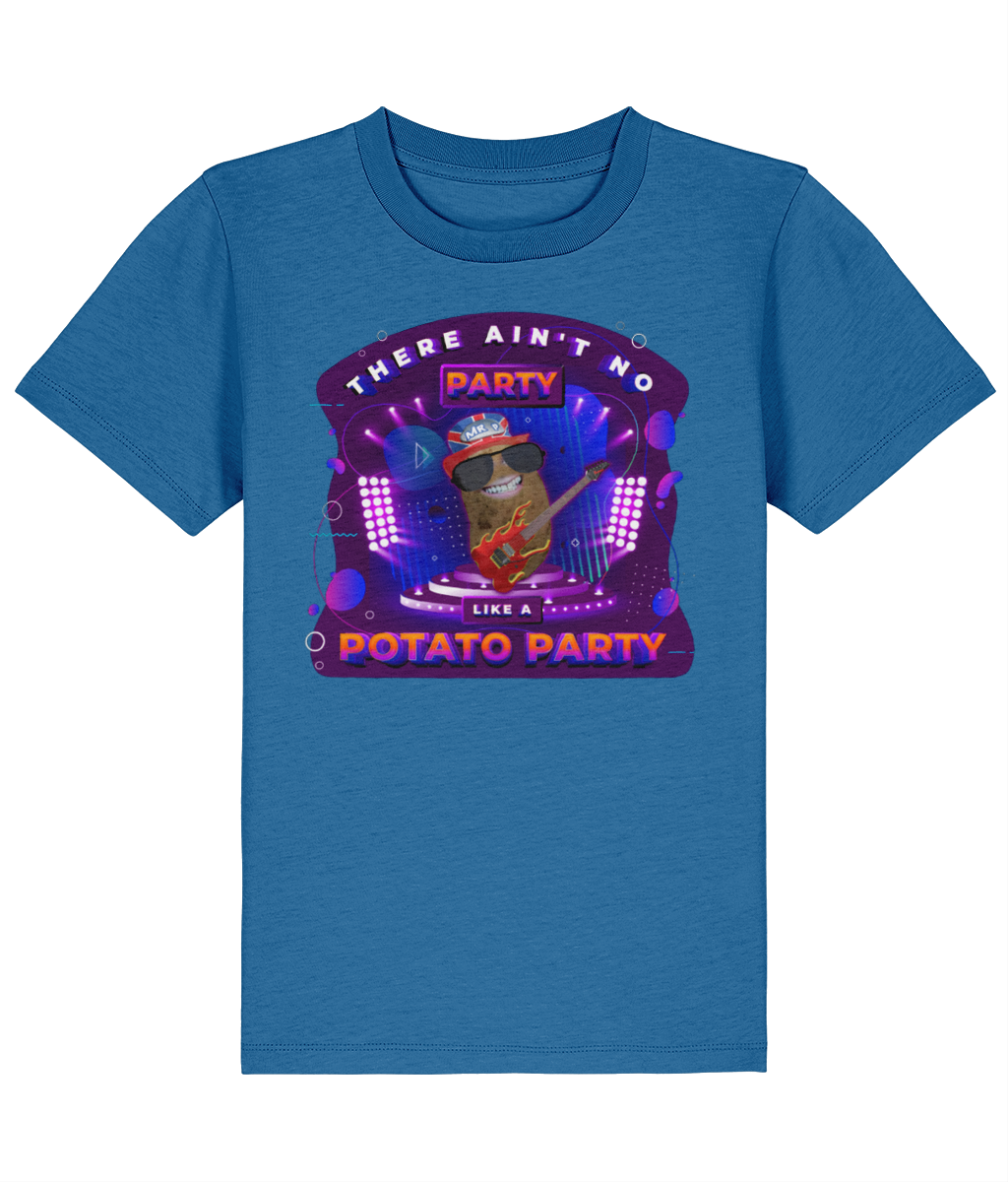 Ain't No Party - Kids - T-Shirt - Royal Blue