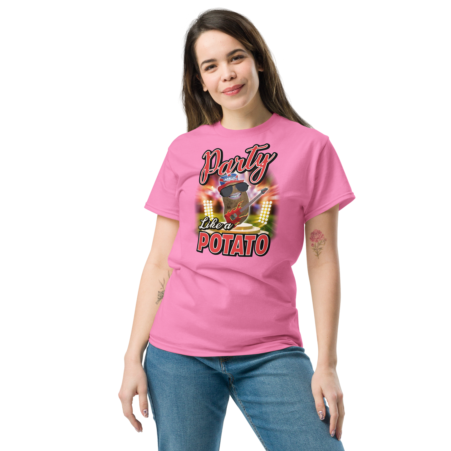 Party Like a Potato - T-Shirt - Unisex - Azalea
