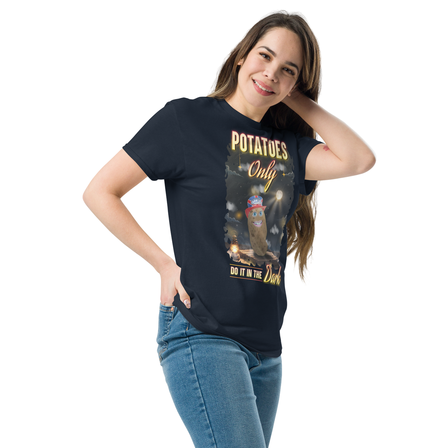 Do It In The Dark - T-Shirt - Unisex - Navy