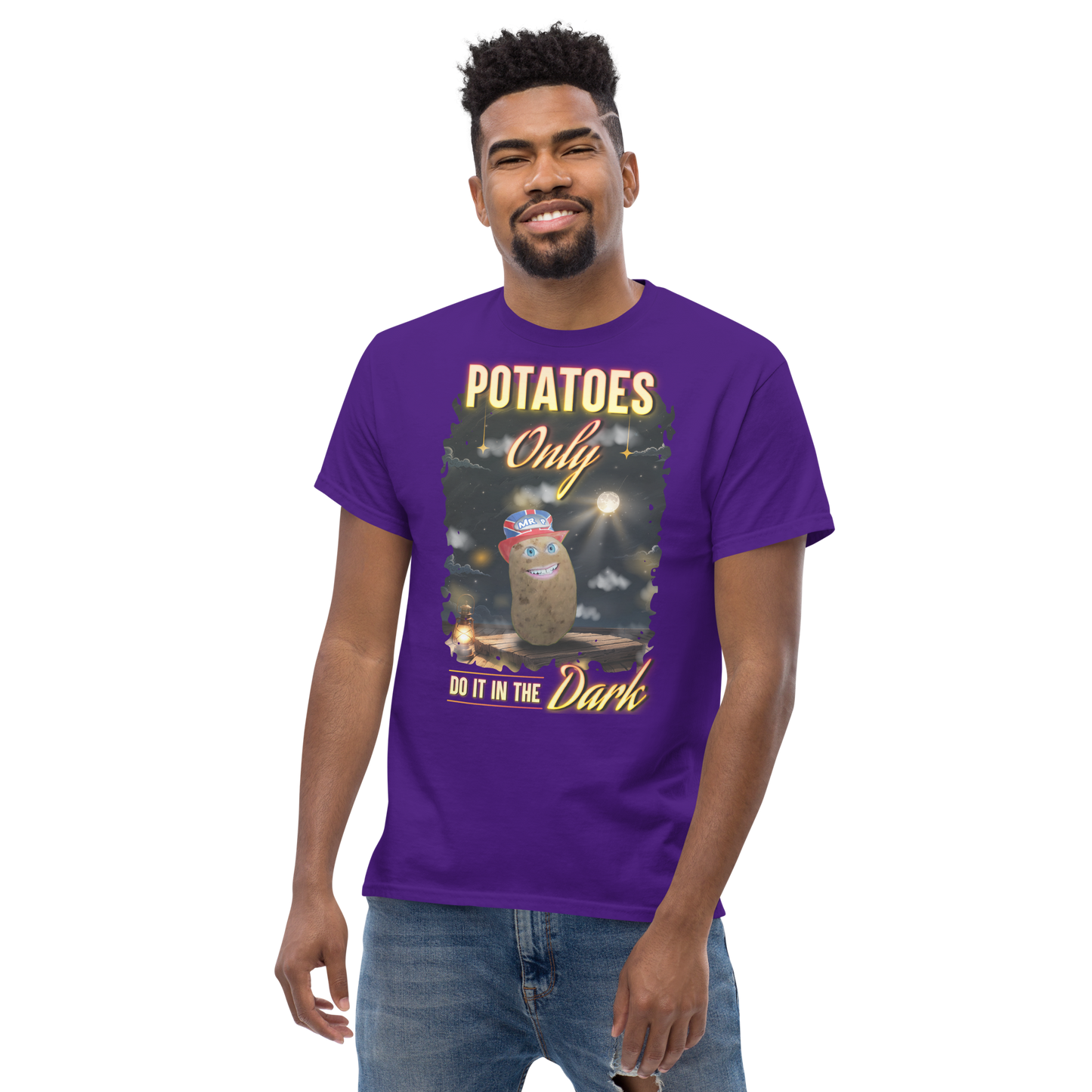 Do It In The Dark - T-Shirt - Unisex - Purple