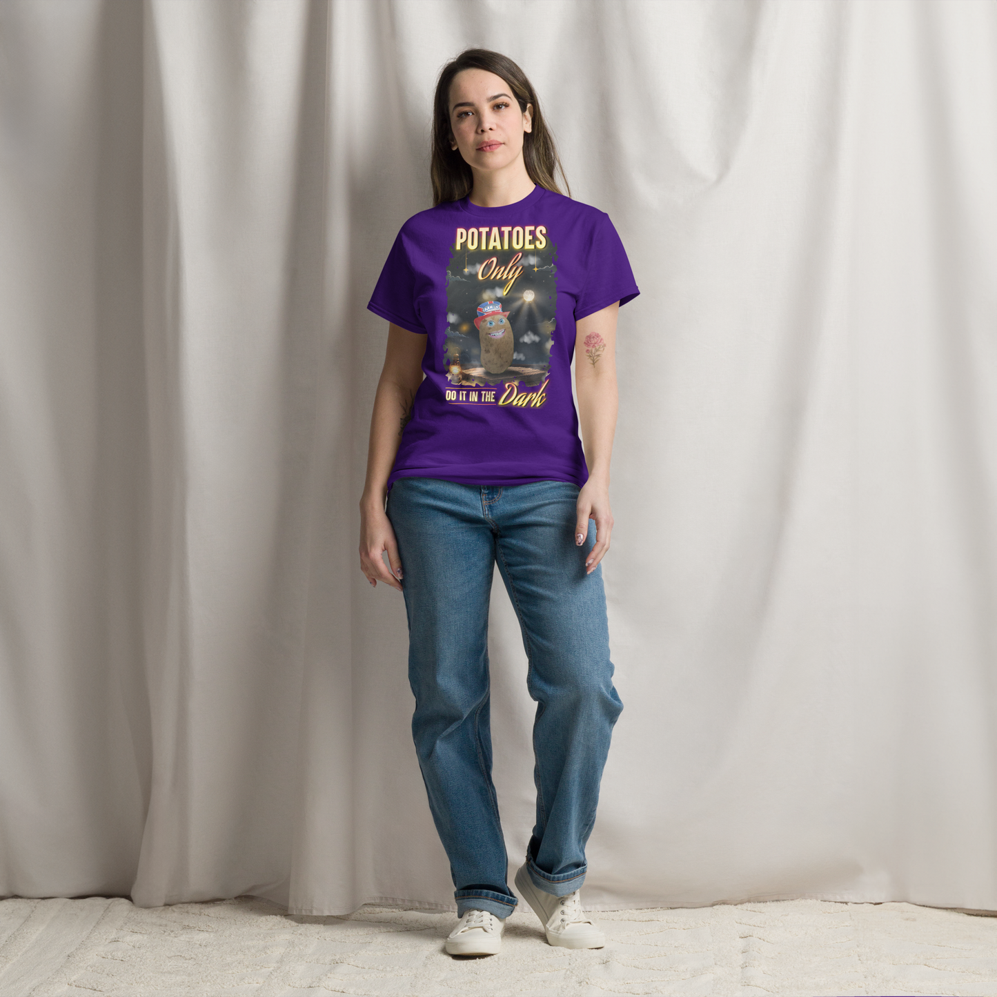 Do It In The Dark - T-Shirt - Unisex - Purple