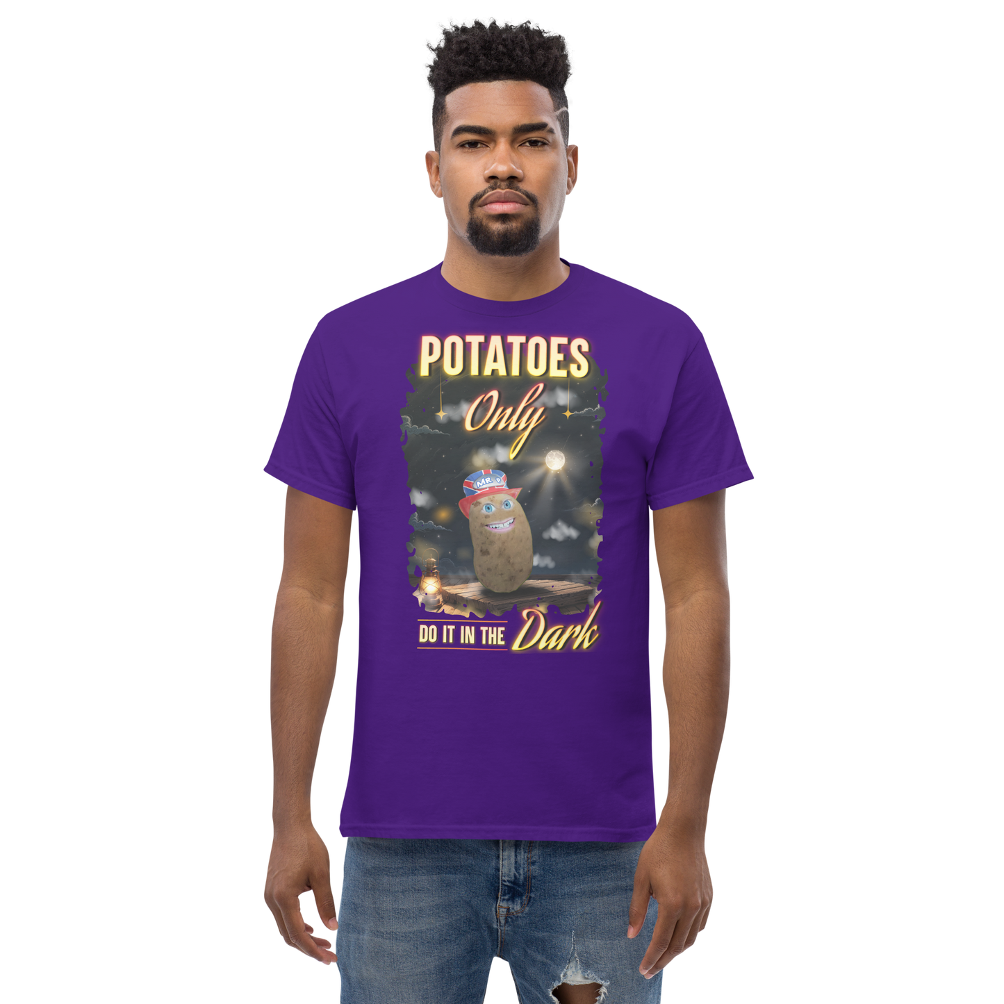 Do It In The Dark - T-Shirt - Unisex - Purple