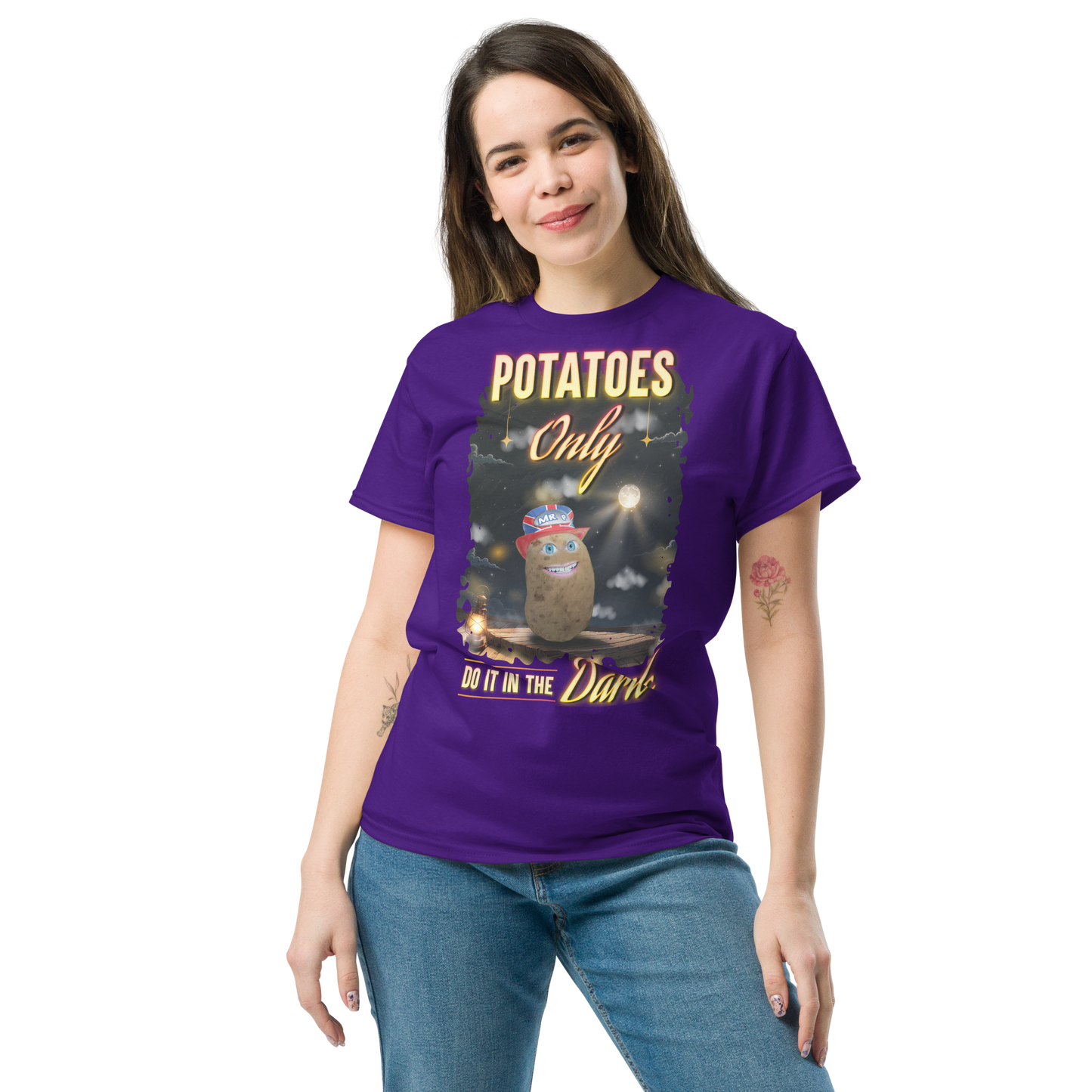 Do It In The Dark - T-Shirt - Unisex - Purple