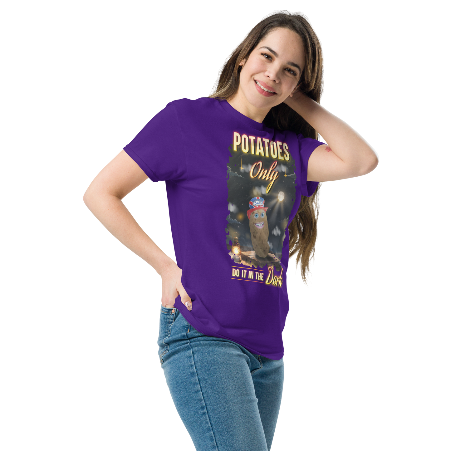 Do It In The Dark - T-Shirt - Unisex - Purple