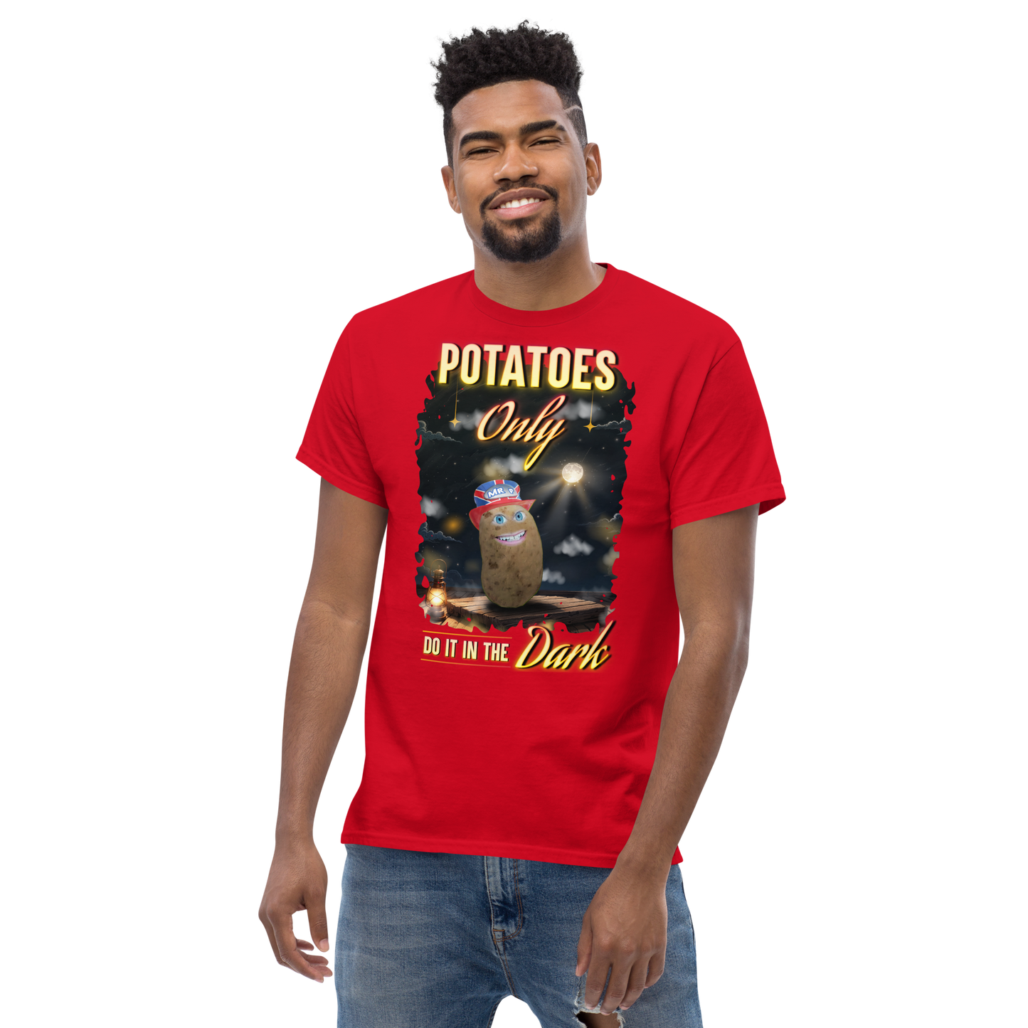 Do It In The Dark - T-Shirt - Unisex - Cardinal