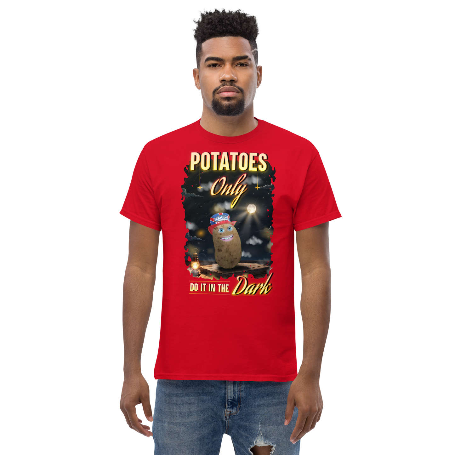 Do It In The Dark - T-Shirt - Unisex - Cardinal
