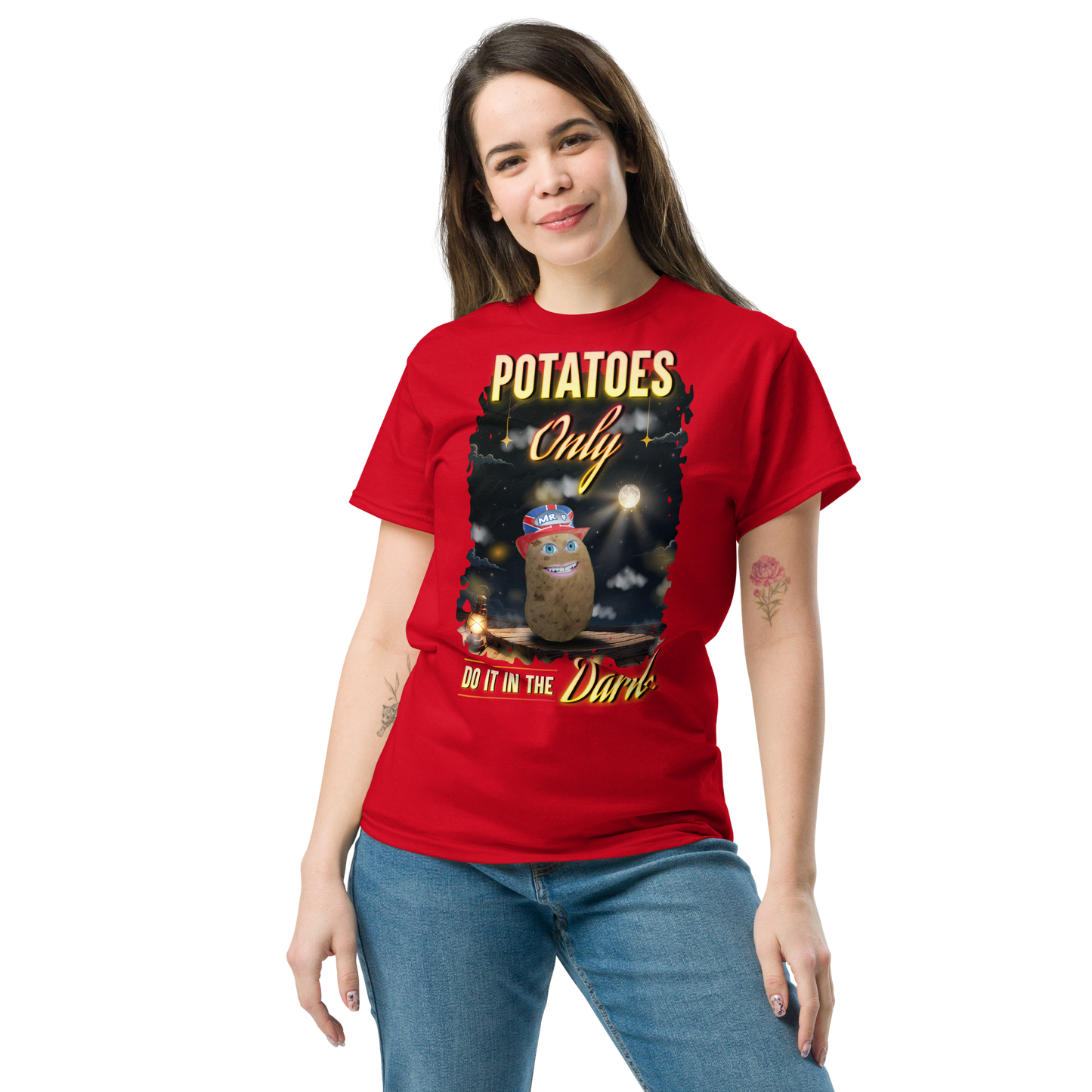 Do It In The Dark - T-Shirt - Unisex - Cardinal