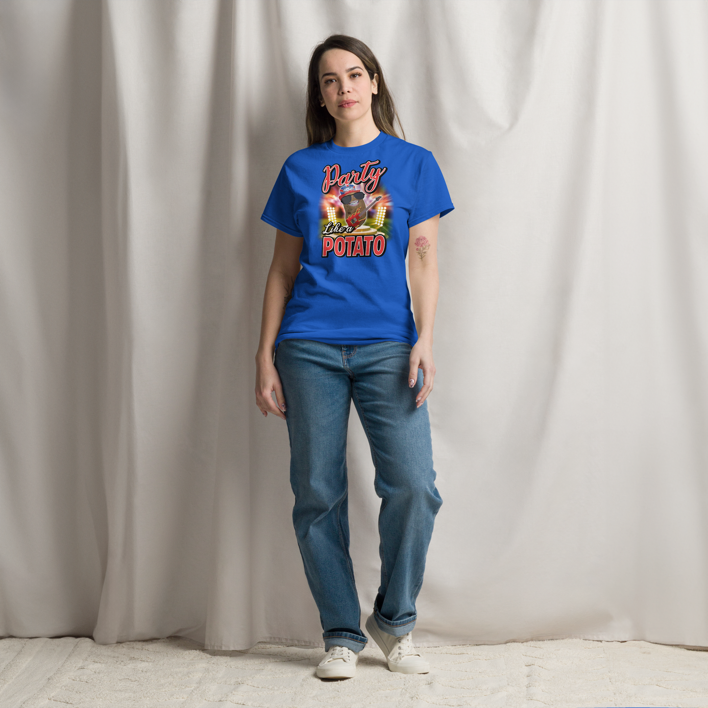 Party Like a Potato - T-Shirt - Unisex - Royal