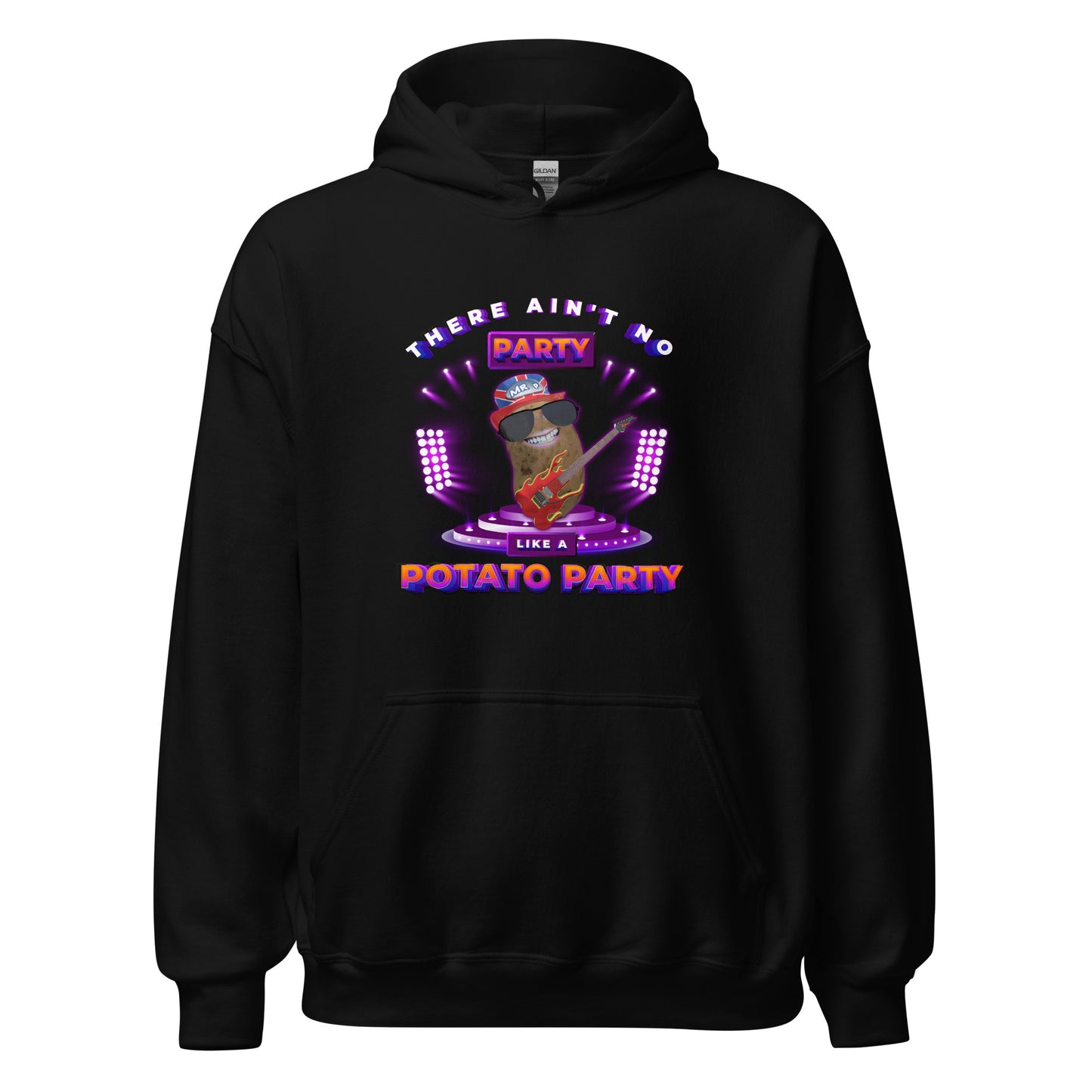 Ain't No Party - Air-jet Hoodie - Unisex - Black