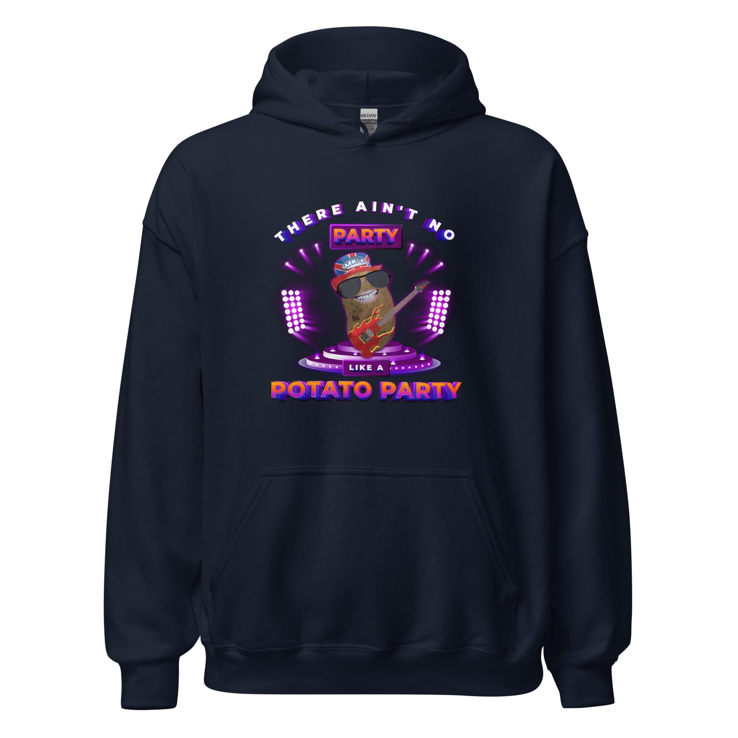 Ain't No Party - Air-jet Hoodie - Unisex - Navy