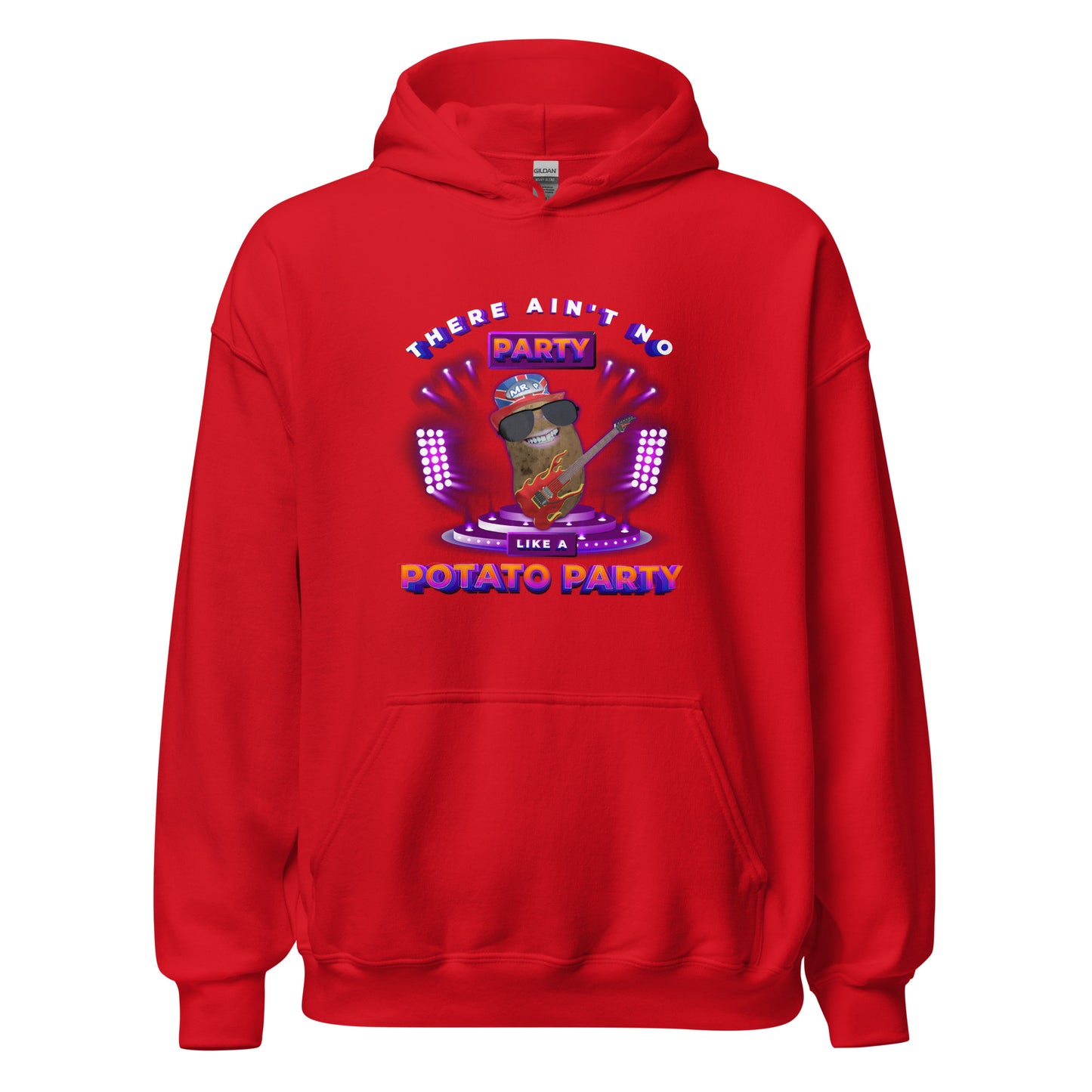 Ain't No Party - Air-jet Hoodie - Unisex - Red