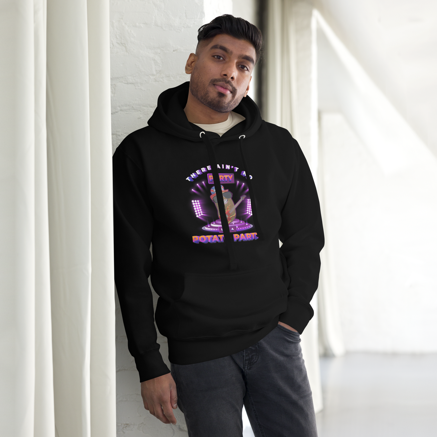 Ain't No Party - Hoodie - Unisex - Black