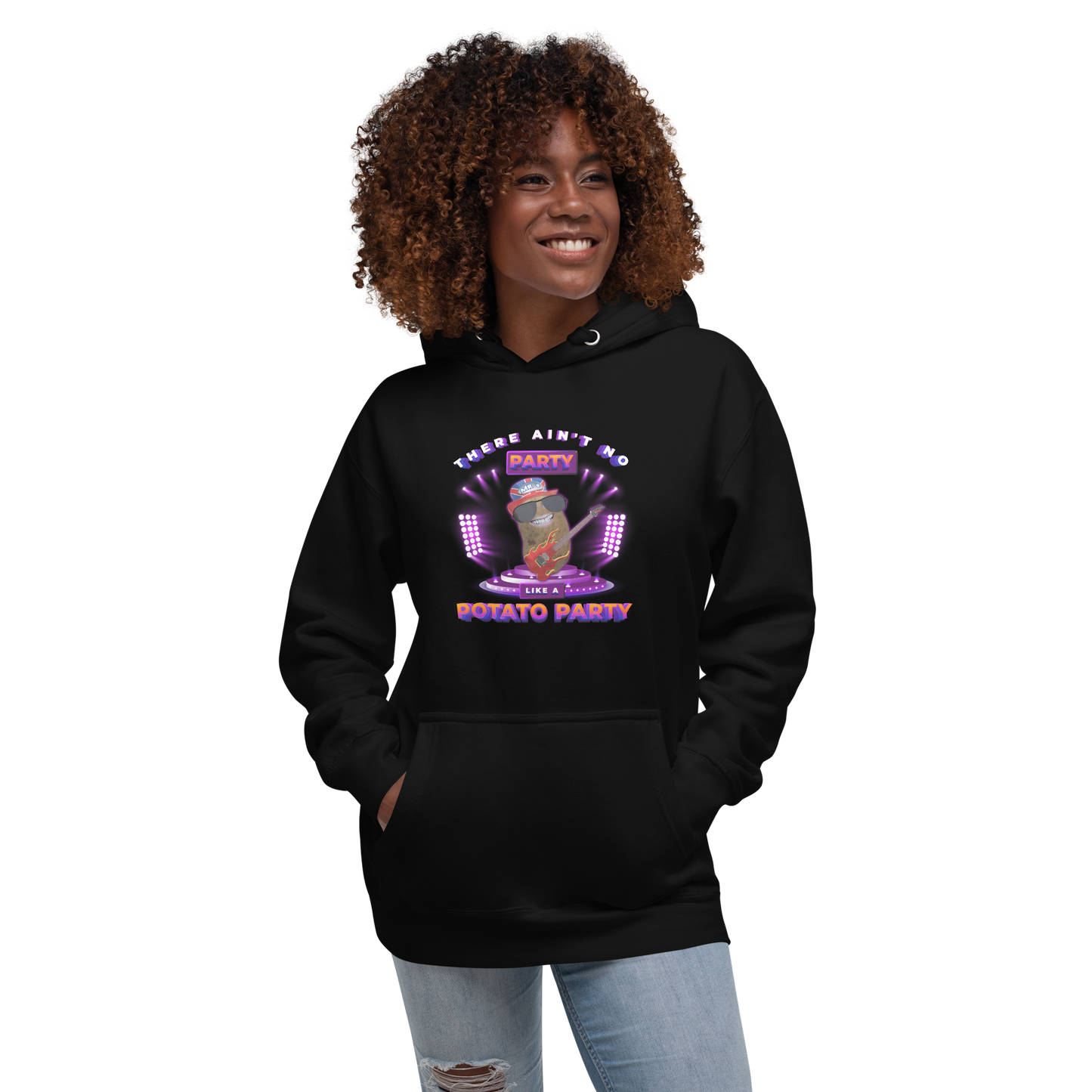 Ain't No Party - Hoodie - Unisex - Black