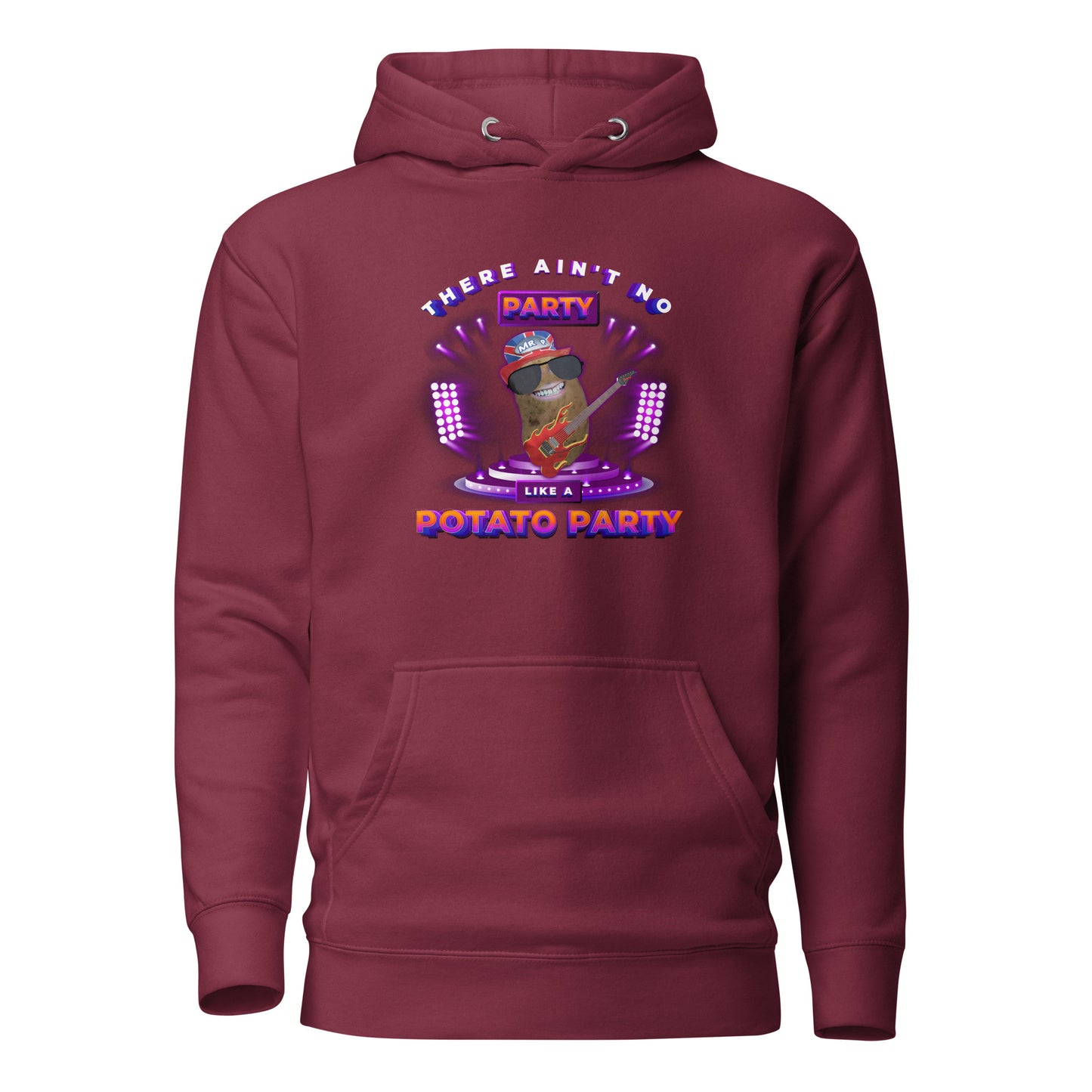 Ain't No Party - Hoodie - Unisex -Maroon