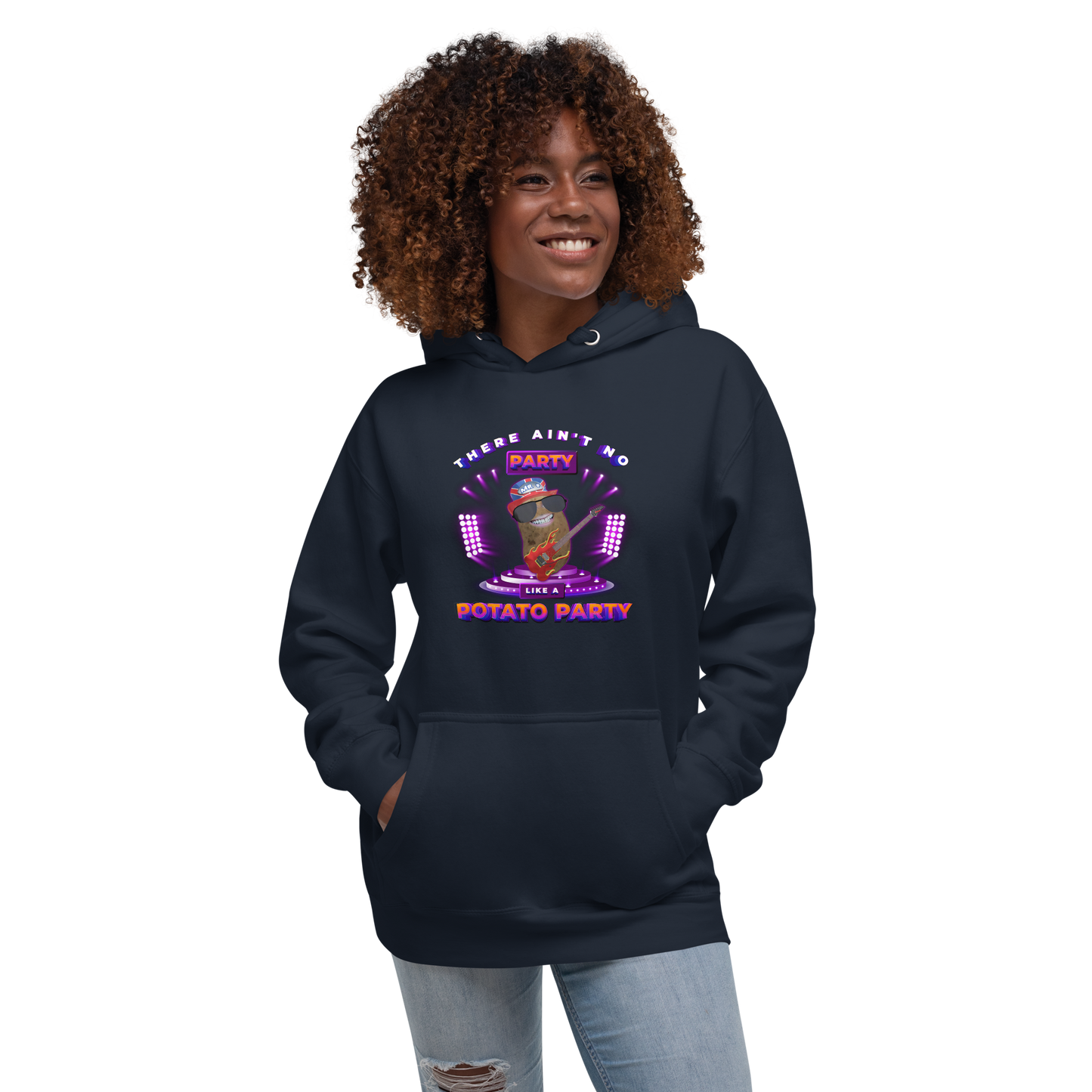 Ain't No Party - Hoodie - Unisex - Navy Blazer