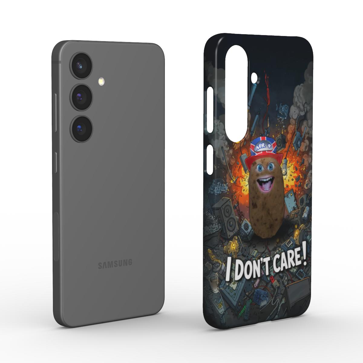 Mr. P Snap-On Phone Case - I DON'T CARE!"