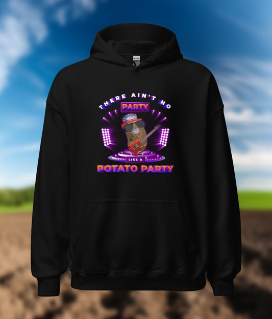 Ain't No Party - Air-jet Hoodie - Unisex - Black