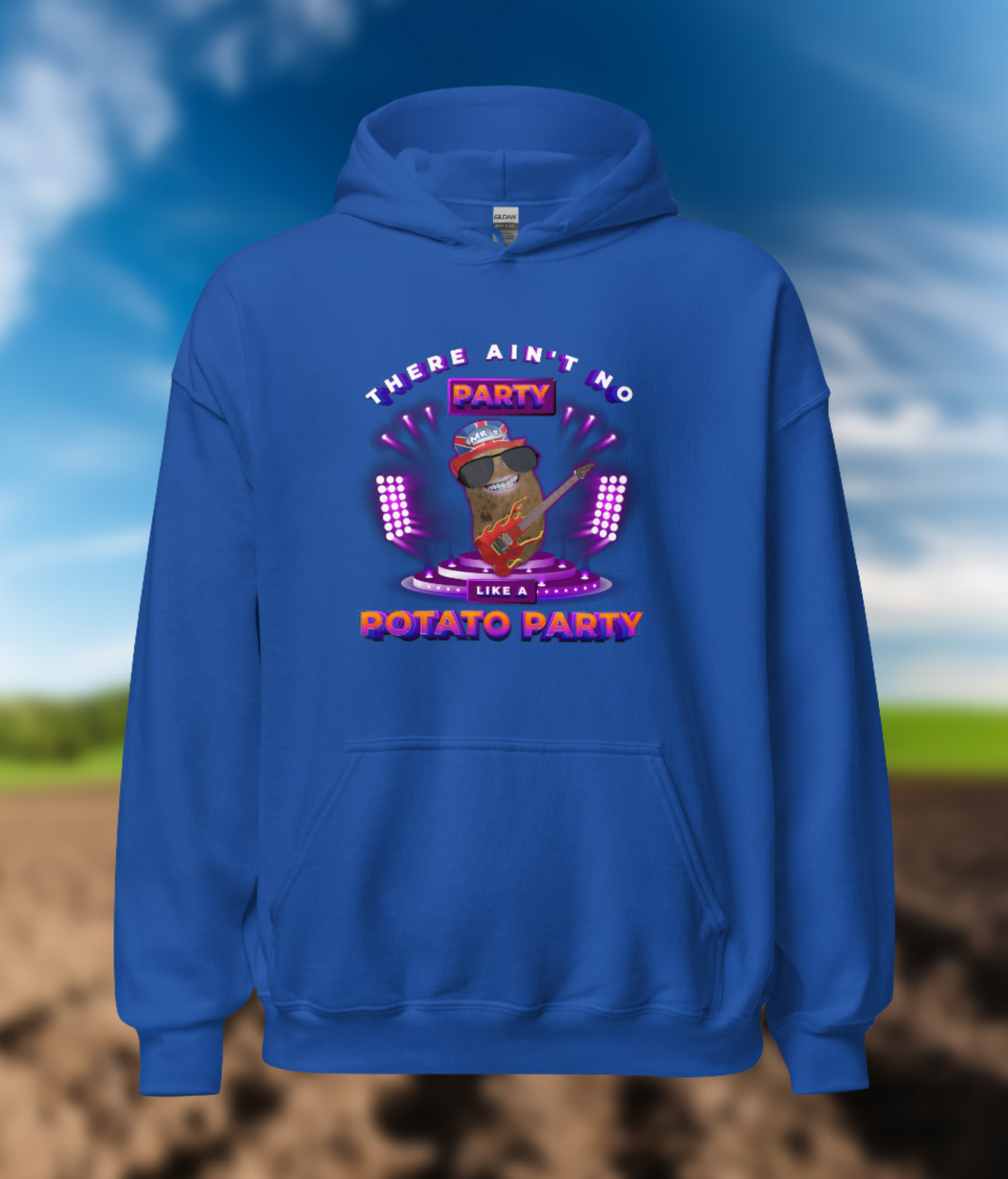 Ain't No Party - Air-jet Hoodie - Unisex - Royal