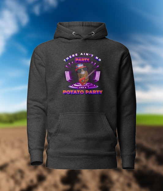 Ain't No Party - Hoodie - Unisex - Charcoal Heather