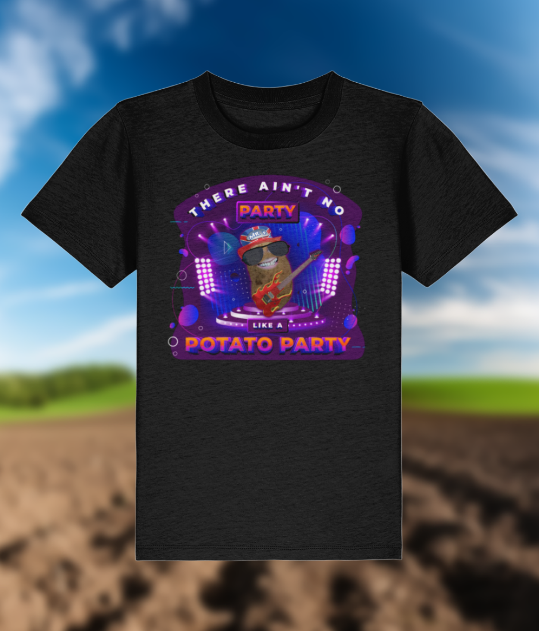 Ain't No Party - Kids - T-Shirt - Black