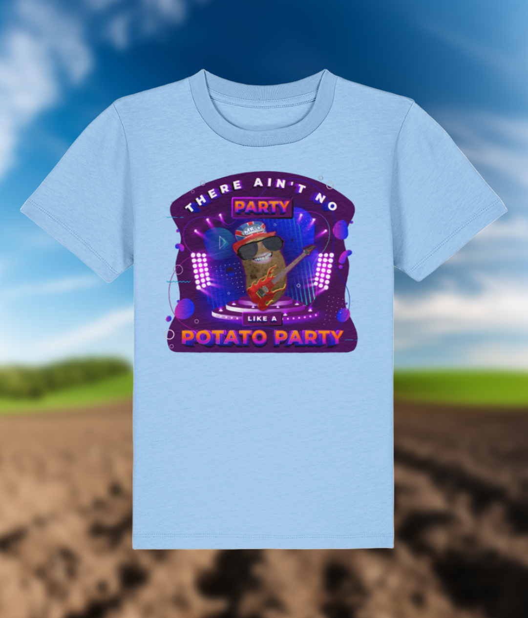 Ain't No Party - Kids - T-Shirt - Blue Soul