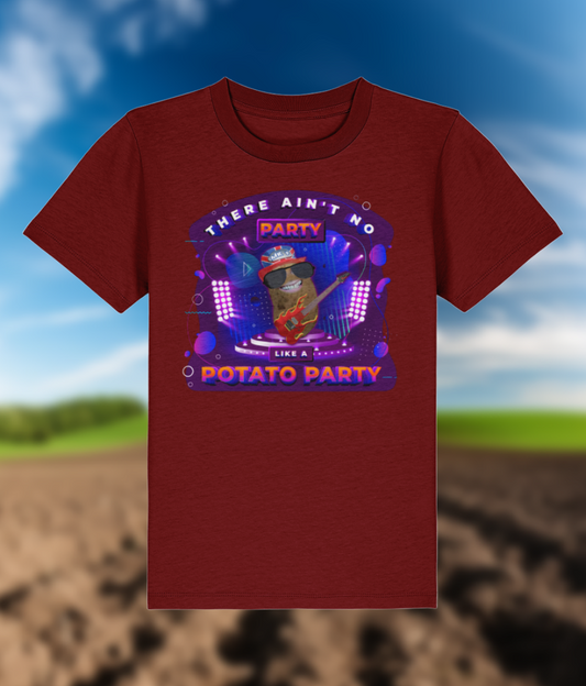 Ain't No Party - Kids - T-Shirt - Burgundy