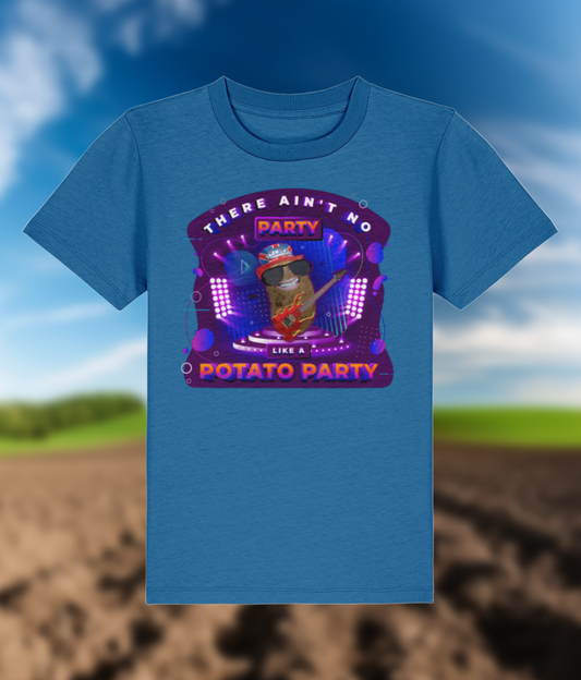Ain't No Party - Kids - T-Shirt - Royal Blue