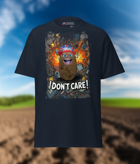 "I DON'T CARE!" - T-Shirt - Unisex - Navy