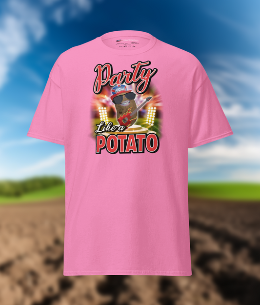 Party Like a Potato - T-Shirt - Unisex - Azalea