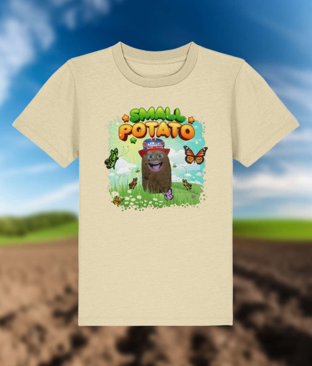 Small Potato - Kids - T-Shirt - Butter