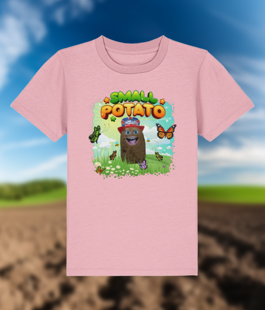 Small Potato - Kids - T-Shirt - Cotton Pink
