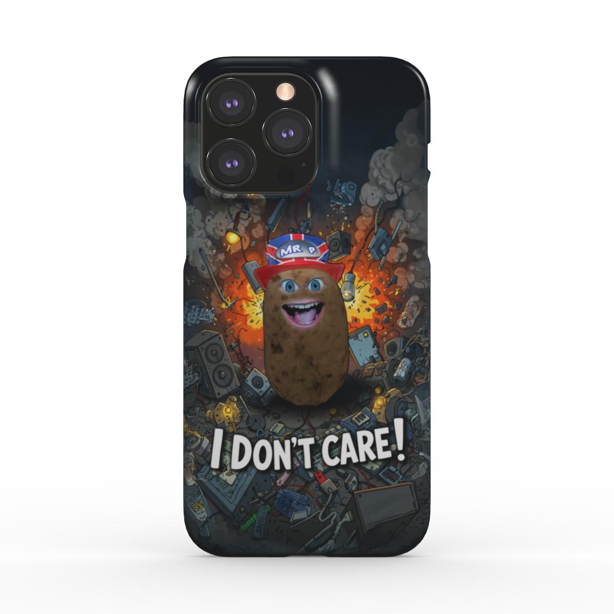 Mr. P Snap-On Phone Case - I DON'T CARE!"